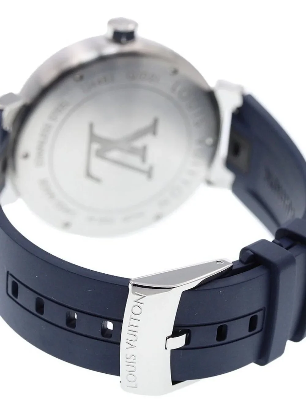 LOUIS VUITTON Tambour V-Line Q1D21 Small seconds Automatic Men's_905767